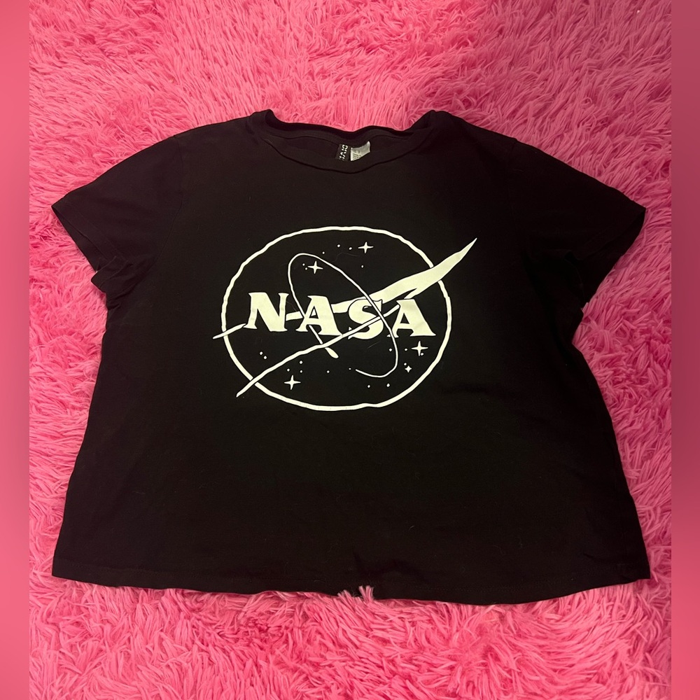 NASA graphic baby tee